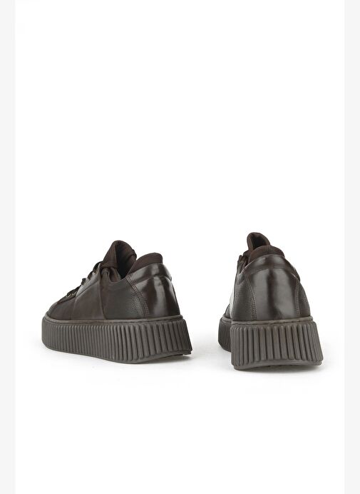 Ziya, Erkek Hakiki Deri Ayakkabı 1531025Z25092 Kahve - Görsel 4