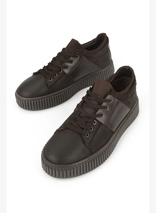 Ziya, Erkek Hakiki Deri Ayakkabı 1531025Z25092 Kahve - Görsel 6