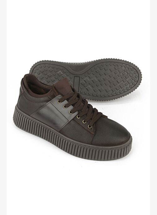 Ziya, Erkek Hakiki Deri Ayakkabı 1531025Z25092 Kahve - Görsel 5