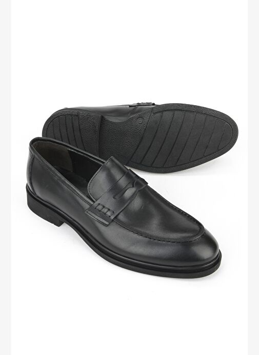 Ziya, Erkek Hakiki Deri Klasik Ayakkabı 1531056Z4612 Siyah - Görsel 5