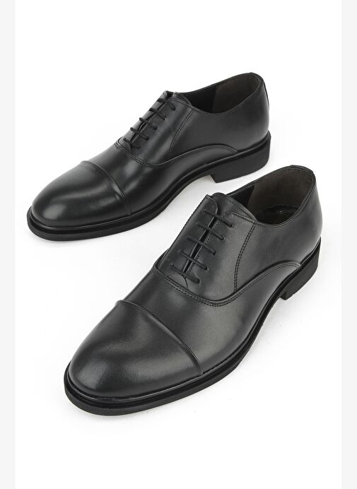 Ziya, Erkek Hakiki Deri Klasik Ayakkabı 1531056Z4614 Siyah - Görsel 6