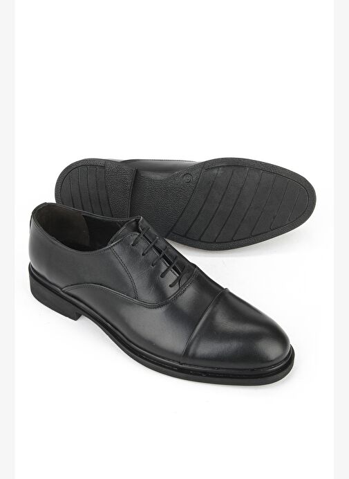 Ziya, Erkek Hakiki Deri Klasik Ayakkabı 1531056Z4614 Siyah - Görsel 5