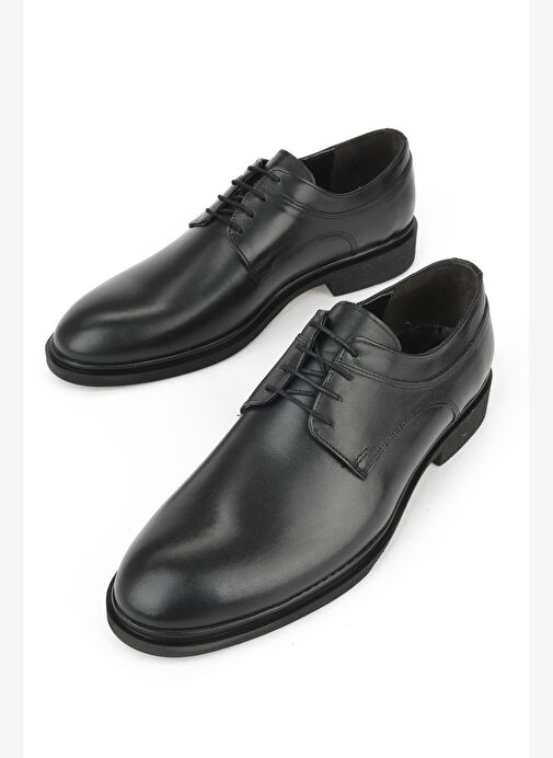 Ziya, Erkek Hakiki Deri Klasik Ayakkabı 1531056Z4615 Siyah - Görsel 6