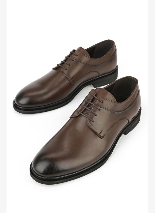 Ziya, Erkek Hakiki Deri Klasik Ayakkabı 1531056Z4615 Kahve - Görsel 6