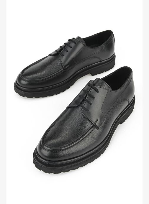 Ziya, Erkek Hakiki Deri Klasik Ayakkabı 1531056Z4617 Siyah - Görsel 6