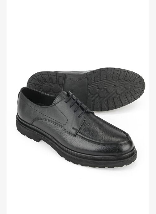 Ziya, Erkek Hakiki Deri Klasik Ayakkabı 1531056Z4617 Siyah - Görsel 5