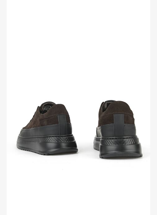 Ziya, Erkek Hakiki Deri Ayakkabı 153983Z402 Kahve - Görsel 4