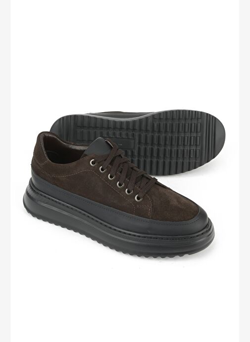 Ziya, Erkek Hakiki Deri Ayakkabı 153983Z402 Kahve - Görsel 5