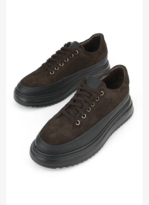 Ziya, Erkek Hakiki Deri Ayakkabı 153983Z402 Kahve - Görsel 6