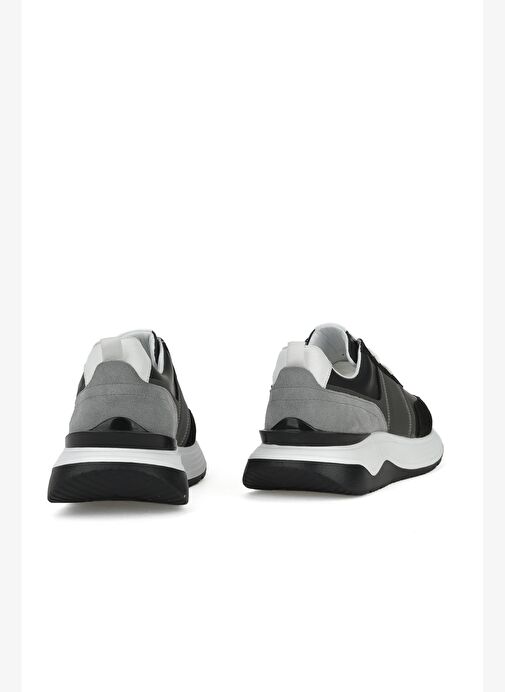 Ziya, Erkek Hakiki Deri Sneaker 153983Z1425 Siyah - Görsel 4