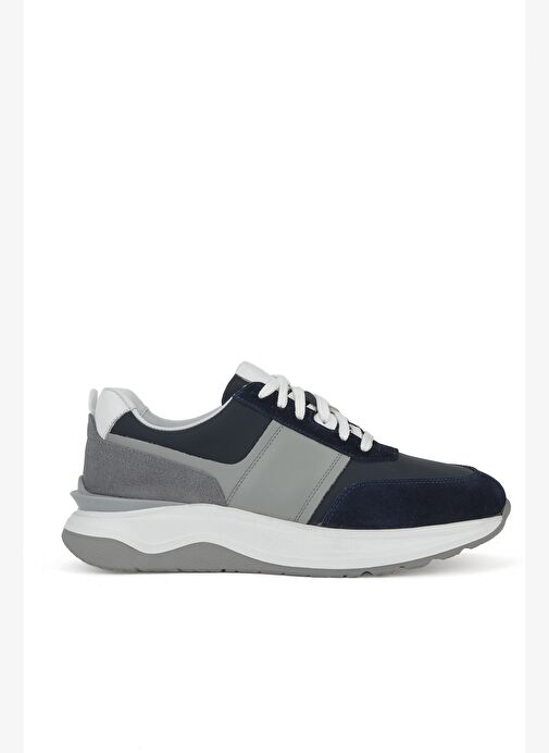 Ziya, Erkek Hakiki Deri Sneaker 153983Z1425 Lacivert - Görsel 2