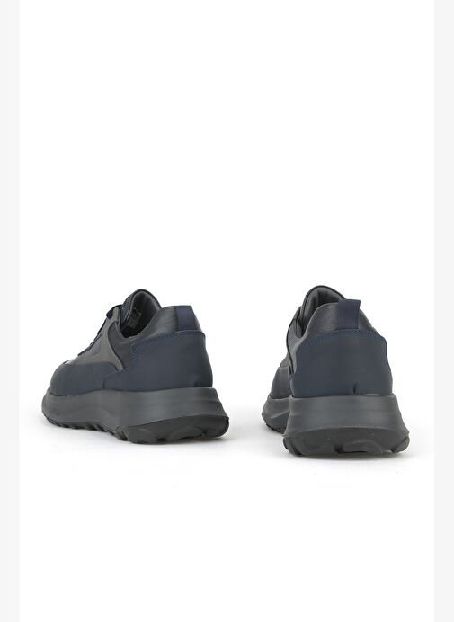 Ziya, Erkek Hakiki Deri Sneaker 153983Z907 Lacivert - Görsel 4