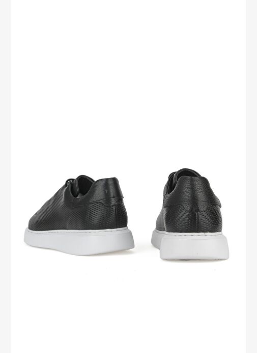 Ziya, Erkek Hakiki Deri Sneaker 1531026Z8552 Siyah - Görsel 4