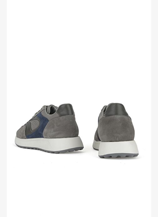 Ziya, Erkek Hakiki Deri Sneaker 1531026Z313 Gri - Görsel 4