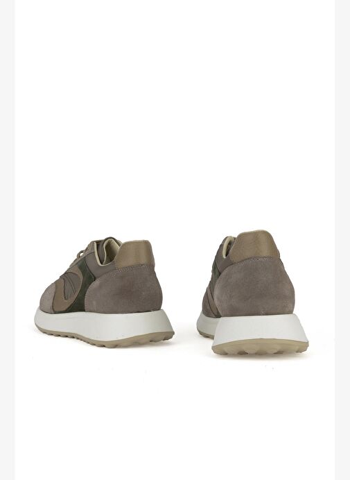 Ziya, Erkek Hakiki Deri Sneaker 1531026Z313 Taupe - Görsel 4