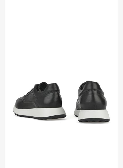 Ziya, Erkek Hakiki Deri Sneaker 1531026Z290 Siyah - Görsel 4