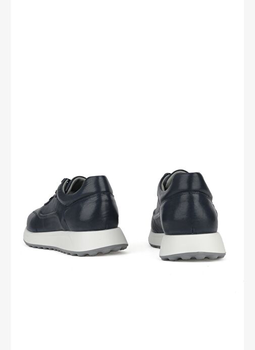 Ziya, Erkek Hakiki Deri Sneaker 1531026Z290 Lacivert - Görsel 3