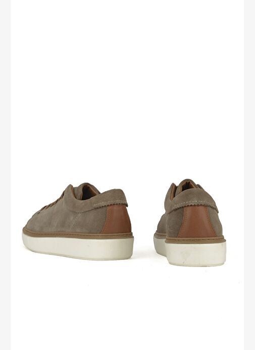 Ziya, Erkek Hakiki Deri Sneaker 1531026ZH182 Kum - Görsel 4