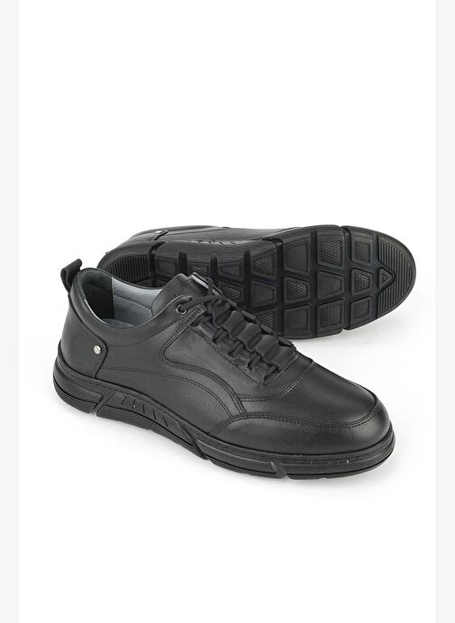 Ziya, Erkek Hakiki Deri Ayakkabı 1531057Z1100 Siyah - Görsel 5