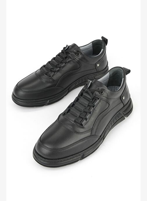 Ziya, Erkek Hakiki Deri Ayakkabı 1531057Z1100 Siyah - Görsel 6