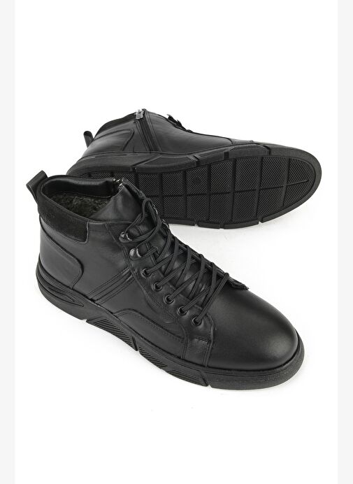 Ziya, Erkek Hakiki Deri Bot 1531057Z1220 Siyah - Görsel 5