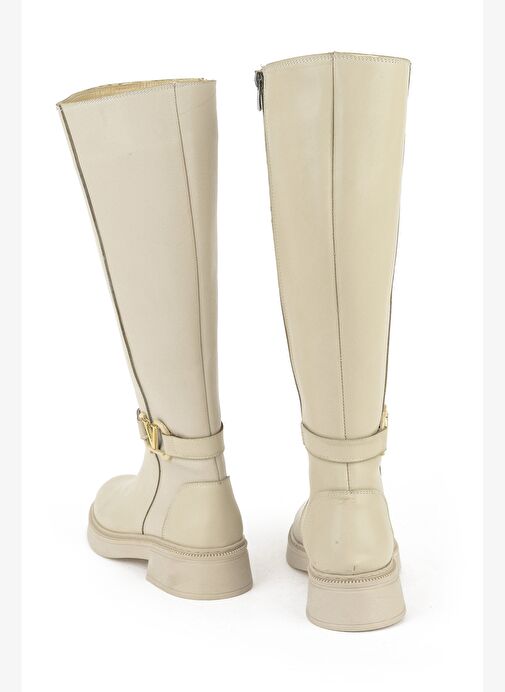 Ziya, Kadın Cizme 1531044Z40111 Bej - Görsel 4