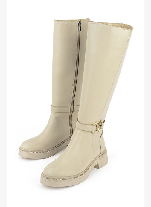 Ziya, Kadın Cizme 1531044Z40111 Bej - Görsel 6