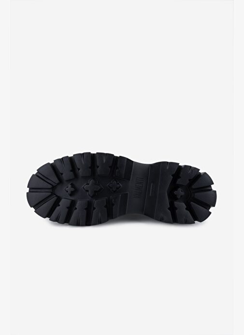 Valmenti Erkek Hakiki Deri Siyah Casual Ayakkabı - Görsel 5