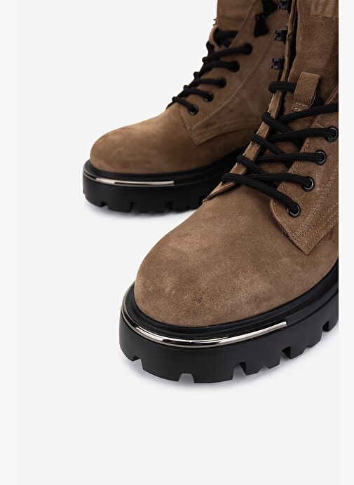 Valmenti Erkek Hakiki Deri Kahverengi Casual Bot - Görsel 4