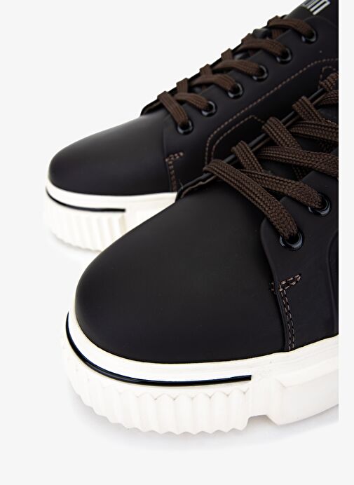 Valmenti Erkek Hakiki Deri Kahverengi Sneakers & Spor Ayakkabı - Görsel 4