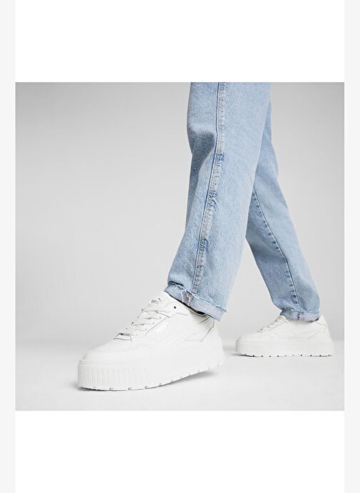 Puma Kadın Karmen II Idol Beyaz Sneaker - 39746102 - Görsel 6