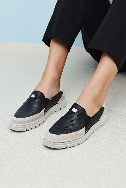 Ziya, Kadın Hakiki Deri Ayakkabı 1511035Z6205 Siyah - Görsel 2