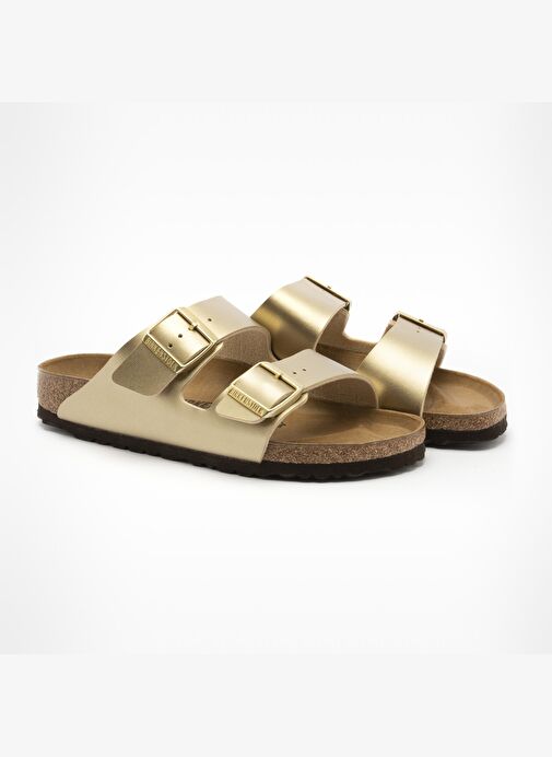 ARIZONA BF W Kadın Terlik 1016111 Arizona Birkenstock Bf Gold - Görsel 3