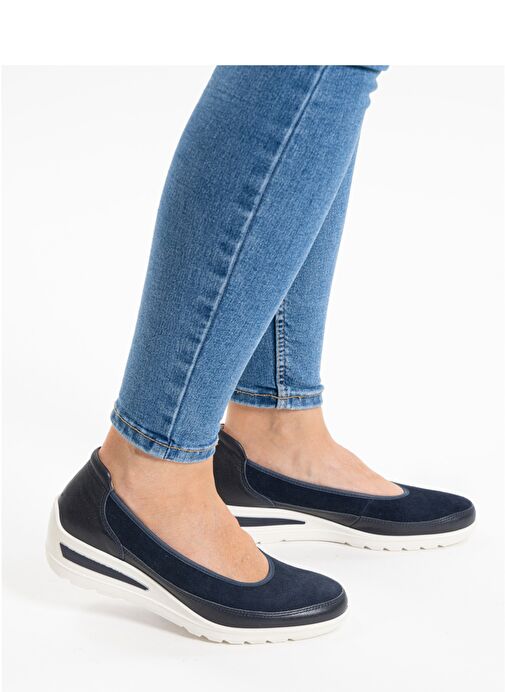 50664 Ara Shoes Zürich Kadın Dolgu Topuklu Ayakkabı 3.5-8.5 - Görsel 4