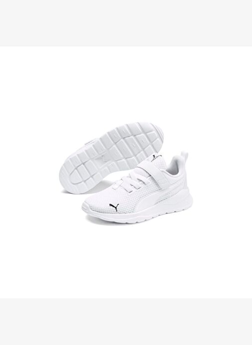 Puma Anzarun Lite Çocuk Beyaz Koşu Ayakkabısı (372009-02) - Görsel 3