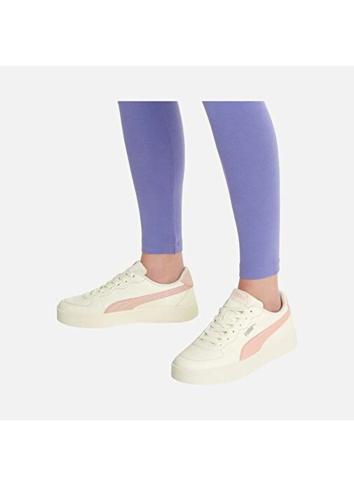 Puma Skye Clean Kadın Spor Ayakkabı 38014705 Ekru - Görsel 5