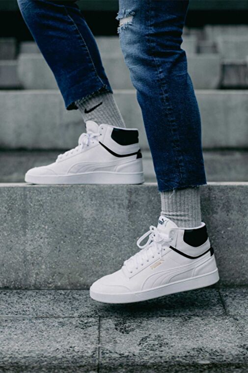 Puma Shuffle Mid Spor Ayakkabı 38074801 - Görsel 7