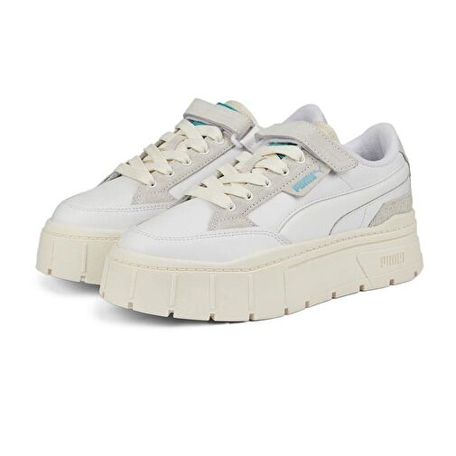 Puma Mayze Stack Padded Wns Kadın Günlük Ayakkabı 387225-01 Beyaz - Görsel 3