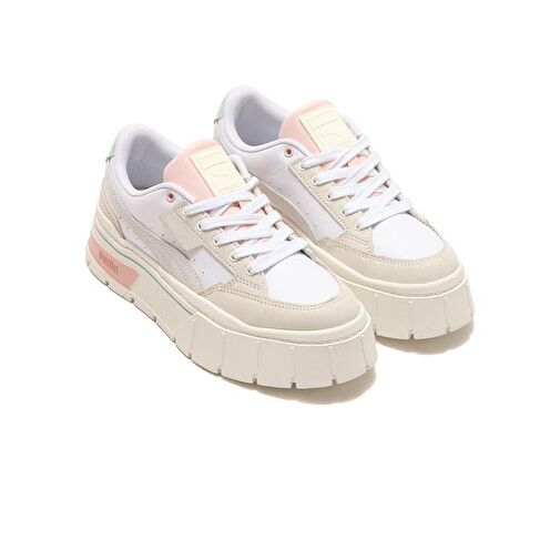 Puma Mayze Stack Luxe Wns Kadın Günlük Ayakkabı 389853-04 Beyaz - Görsel 3