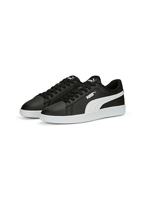 Puma Smash 3.0 L Puma Black PUMA White Erkek Günlük Ayakkabı Siyah 39098704 - Görsel 2