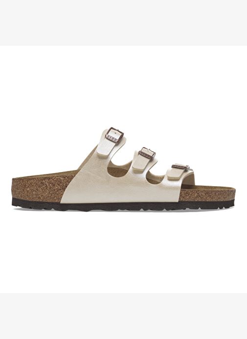 Kadın Terlik 1029818 Birkenstock FLORIDA BF GRACEFUL Pearl White - Görsel 2