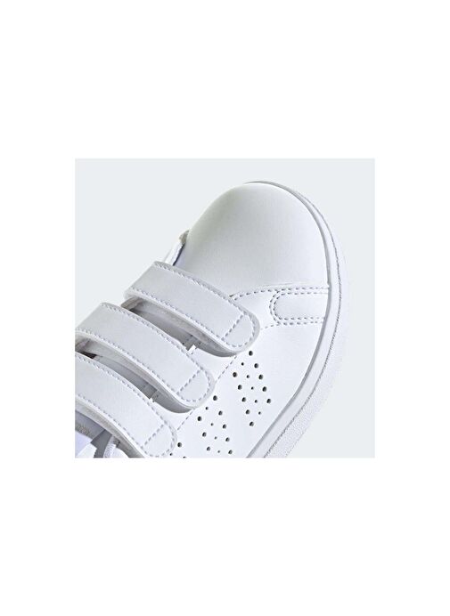 adidas Advantage Base 2 Çocuk Beyaz Spor Ayakkabı (IE9020) - Görsel 3