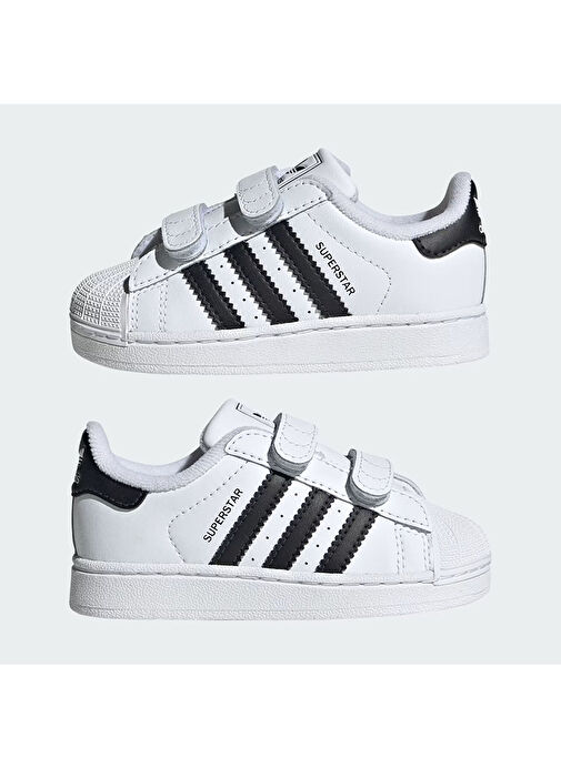 Adidas Bebek Günlük Spor Ayakkabı Superstar Cf I Jı3990 - Görsel 8