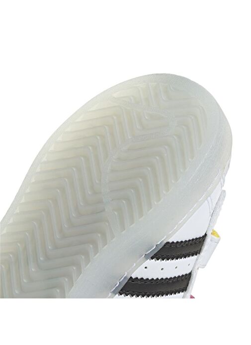 adidas Beyaz Bebek Sneaker SUPERSTAR LED LIGHTS CF I JI0508 - Görsel 9