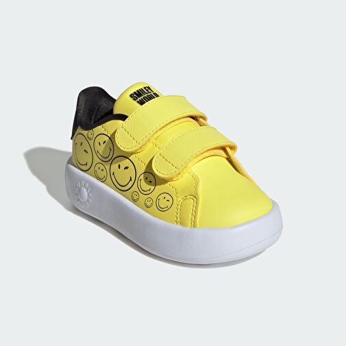 adidas JI0501 ADVANTAGE SMILEY CF I Çocuk Günlük Spor Ayakkabısı - Görsel 4