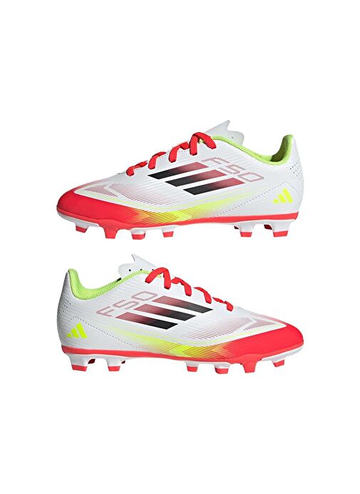 adidas Beyaz Çocuk Krampon F50 CLUB FG/MG J IE1309 - Görsel 8