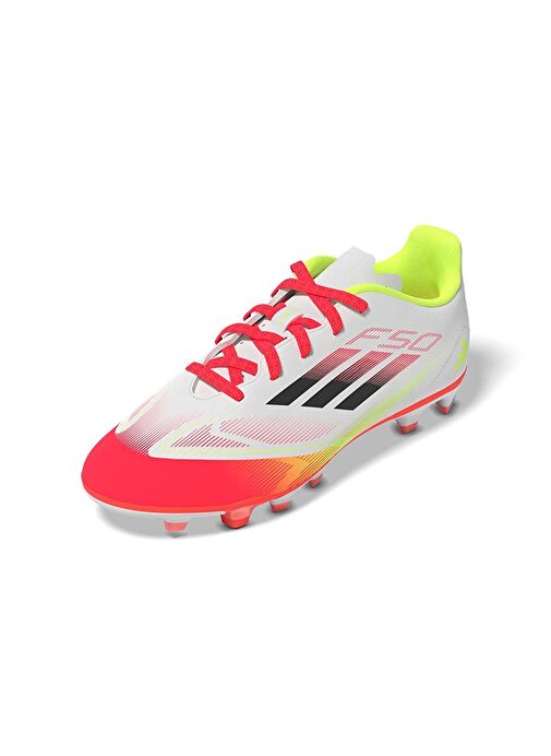 adidas Beyaz Çocuk Krampon F50 CLUB FG/MG J IE1309 - Görsel 9