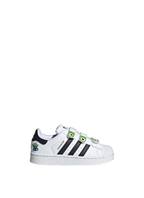 adidas Çocuk Beyaz Sneaker SUPERSTAR II CF C JI0091 - Görsel 3