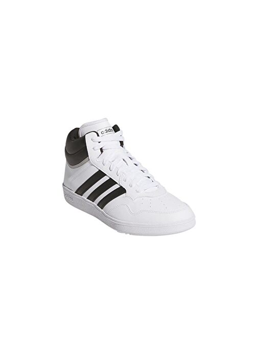 adidas Erkek Beyaz Yürüyüş Ayakkabısı HOOPS 4.0 MID JQ9993 - Görsel 7