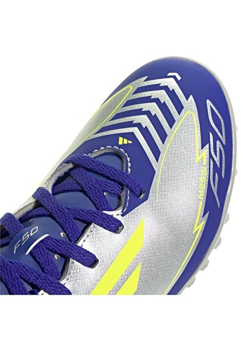 Adidas adidas Gümüş Gri Unisex Çocuk Halı Saha F50 CLUB TF J MESSI IH0923 Futbol Ayakkabıları | Boyner Gümüş - 8. görsel
